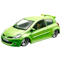Машинка Bburago Renault Clio Sport 18-42006 Черный Белый