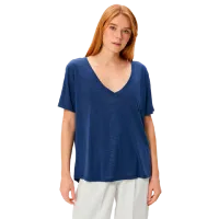 Футболка для женщин Koton 4SAK50153EK 100% хлопок/ Темно-синий