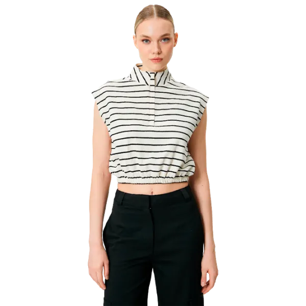 Tricou pentru femei Koton 4SAK50211EK 100% bumbac/ White photo 1