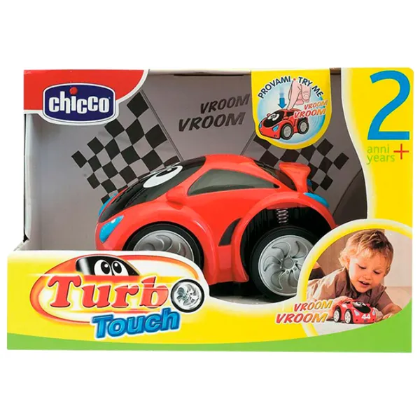 Mașină Chicco Turbo touch Powerful 61782.00 Black Red photo 2