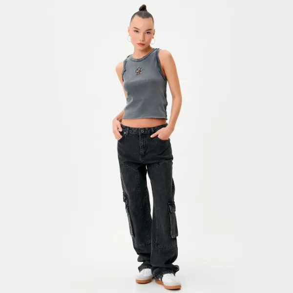 Maiou pentru femei Koton 4SAL30034IK S/ Gray photo 5