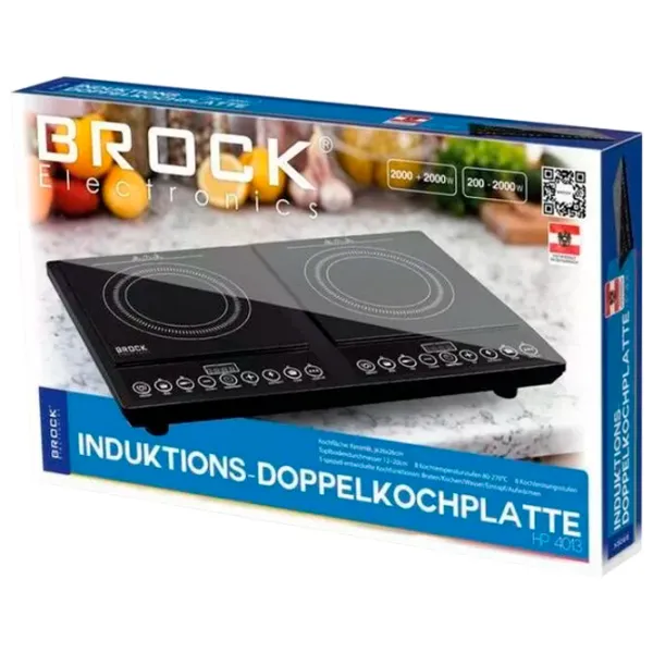 Plită de masă Brock HP4013 Cu inducție / Black photo 5