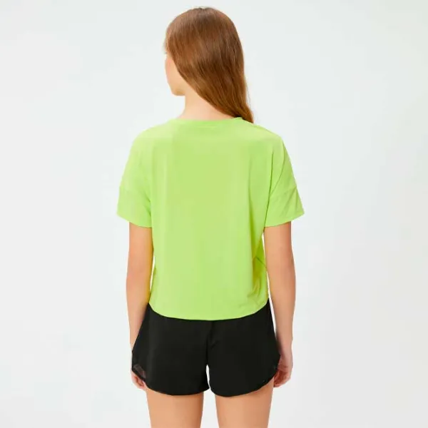 Tricou pentru femei Koton 4SAK10003NK 88% poliamida, 12% elastan/ Yellow photo 4