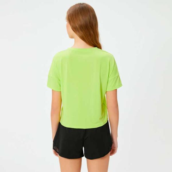 Tricou pentru femei Koton 4SAK10003NK 88% poliamida, 12% elastan/ Yellow photo 4