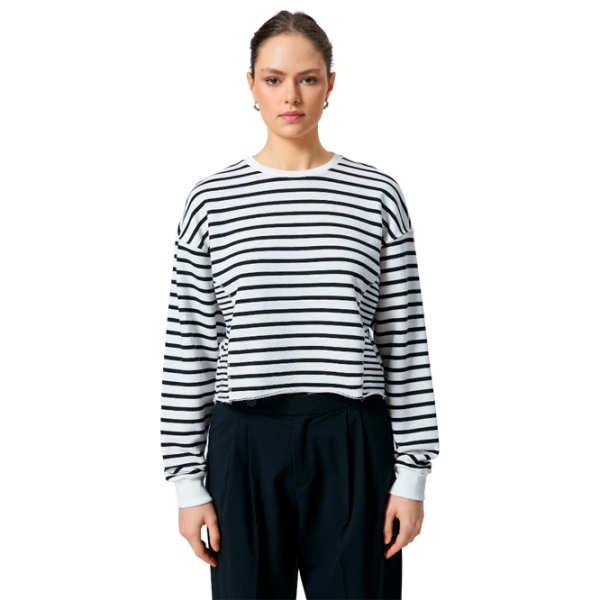 Футболка для женщин Koton 4SAK50260EK 33% хлопок/ Белый photo 1