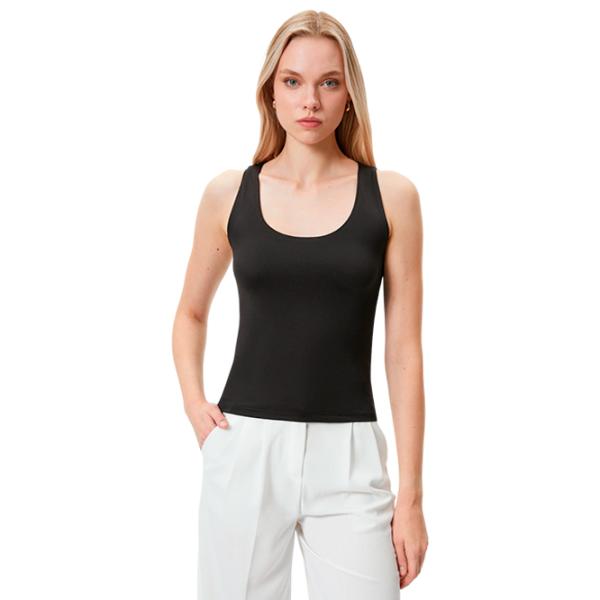 Maiou pentru femei Koton 4SAK10013EK M/ Black photo 1 Maiou pentru femei Koton 4SAK10013EK M/ Black photo 1