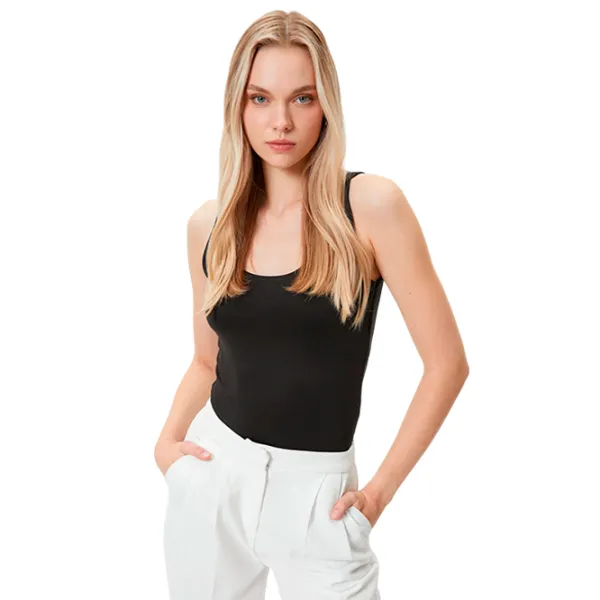 Maiou pentru femei Koton 4SAK10013EK M/ Black photo 5 Maiou pentru femei Koton 4SAK10013EK M/ Black photo 5