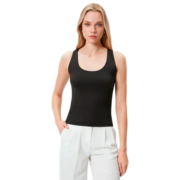 Maiou pentru femei Koton 4SAK10013EK XL/ Black photo 1