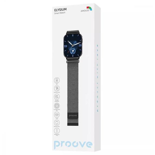 Ceas inteligent Proove Elysium 2.04"/ Black - Black photo 4