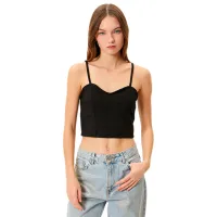 Майка для женщин Koton 4SAL30017IK L/ Черный