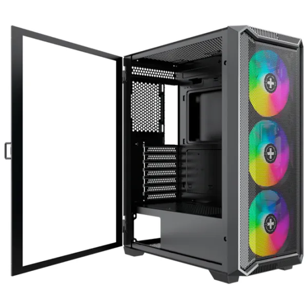 Carcasă Xilence X613.ARGB Blade II Mid Tower / Black photo 4
