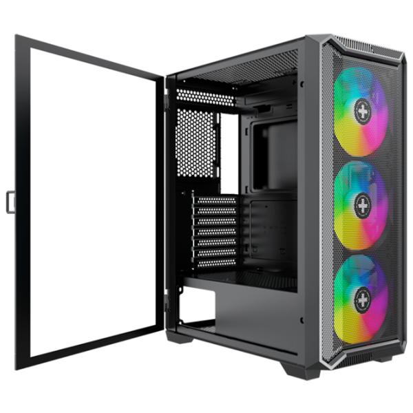 Carcasă Xilence X613.ARGB Blade II Mid Tower / Black photo 4