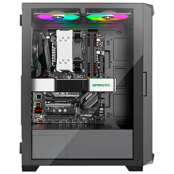 Carcasă Xilence X613.ARGB Blade II Mid Tower / Black photo 7