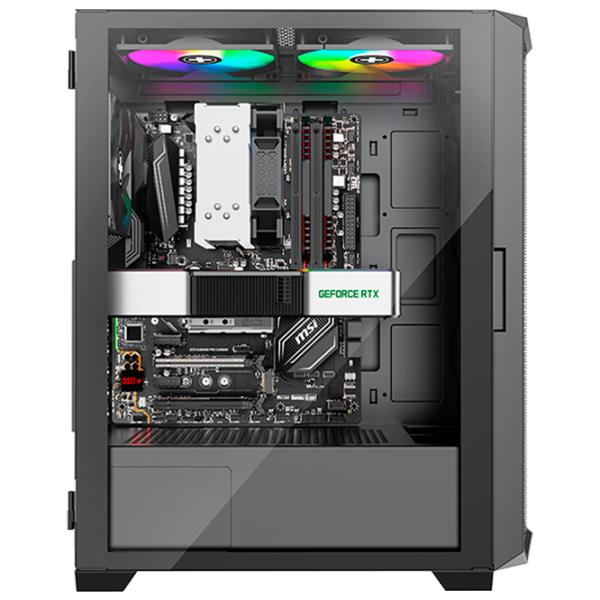 Carcasă Xilence X613.ARGB Blade II Mid Tower / Black photo 7