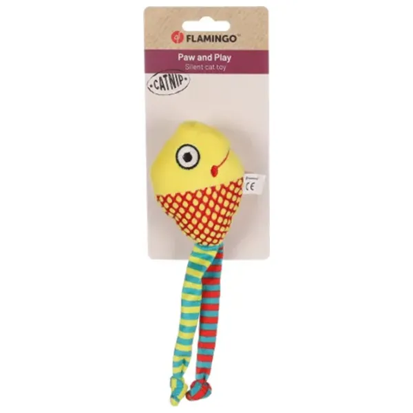 Плюшевая игрушка для кошек Flamingo Raibo Fish  photo 1 Плюшевая игрушка для кошек Flamingo Raibo Fish  photo 1
