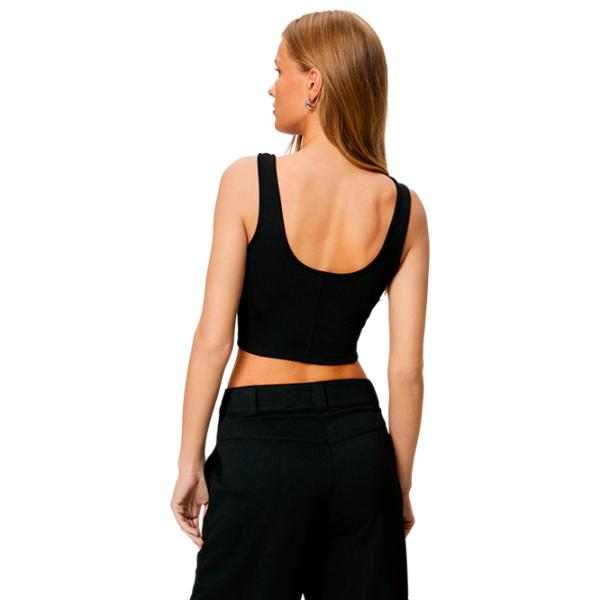 Maiou pentru femei Koton 4SAK10015EK XL/ Black photo 2