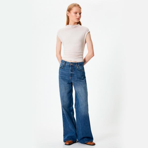 Майка для женщин Koton 4SAK10105EK XL/ Бежевый photo 4