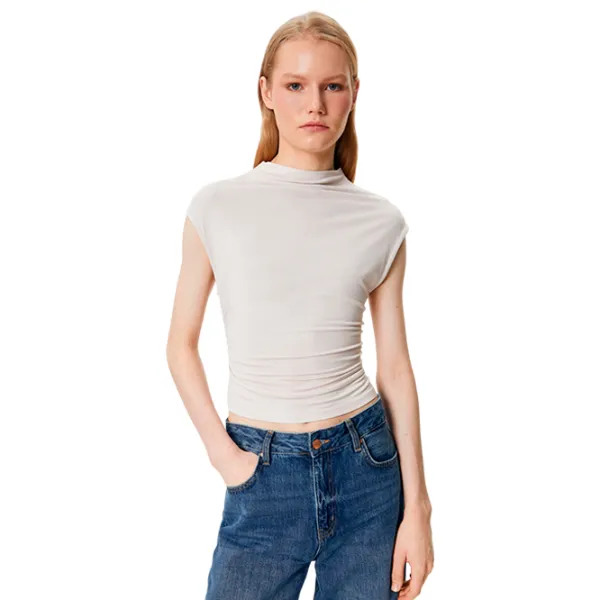 Майка для женщин Koton 4SAK10105EK XL/ Бежевый photo 5
