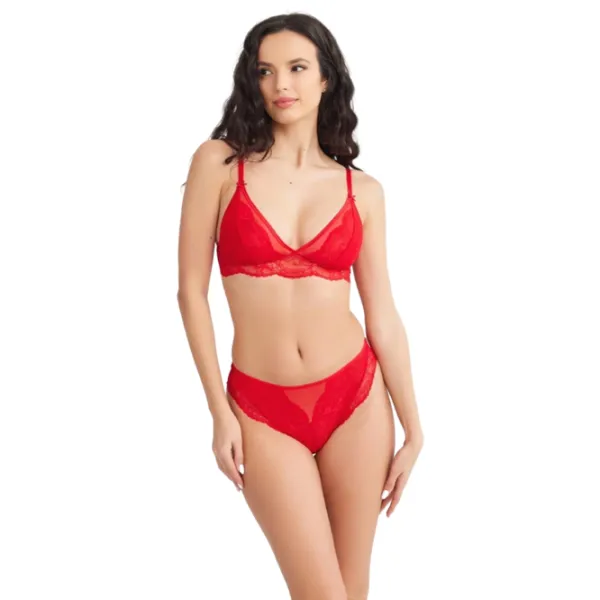 Бюстгальтер для женщин Fantasy 9010 80B/ Красный/ Бралетт photo 4 Бюстгальтер для женщин Fantasy 9010 80B/ Красный/ Бралетт photo 4