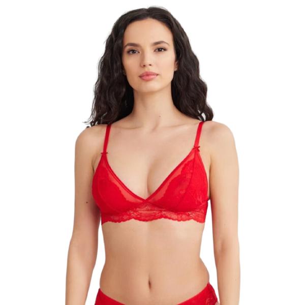 Sutien pentru femei Fantasy 9010 75C/ Red/ Bralette photo 1