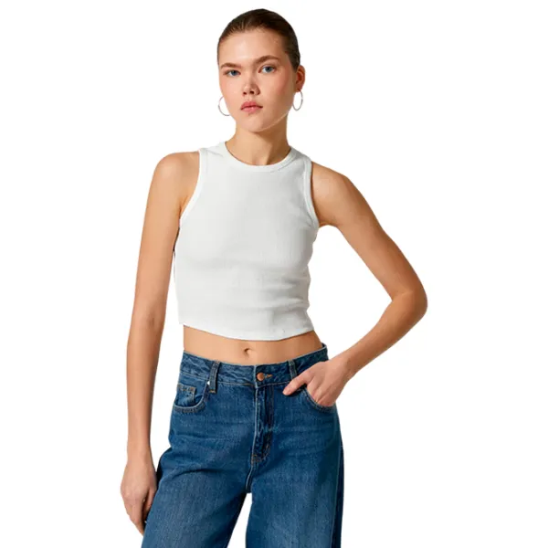 Майка для женщин Koton 4SAL30021IK XS/ Белый photo 1