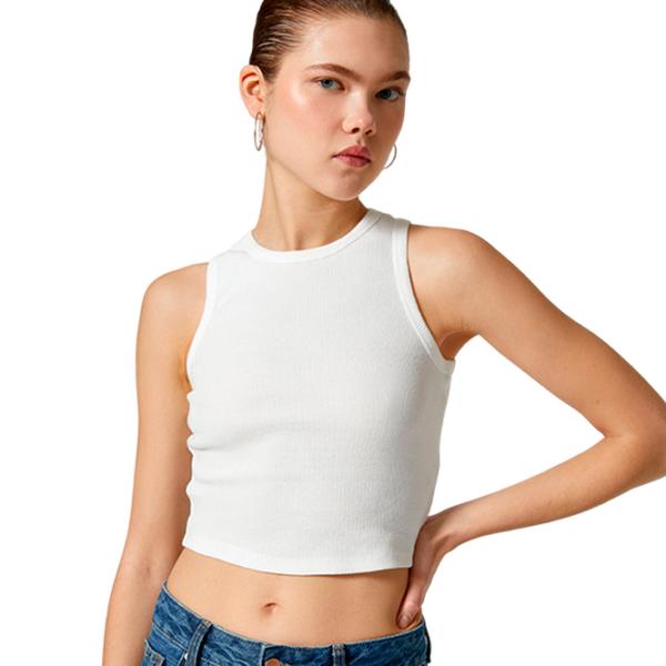 Майка для женщин Koton 4SAL30021IK XS/ Белый photo 4