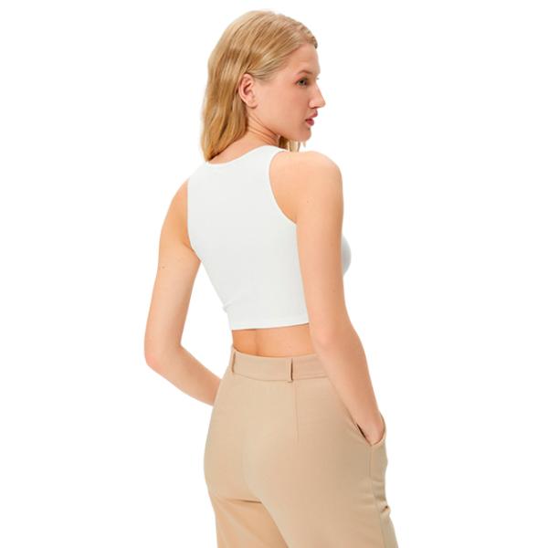 Maiou pentru femei Koton 4SAL30022IK XS/ White photo 2
