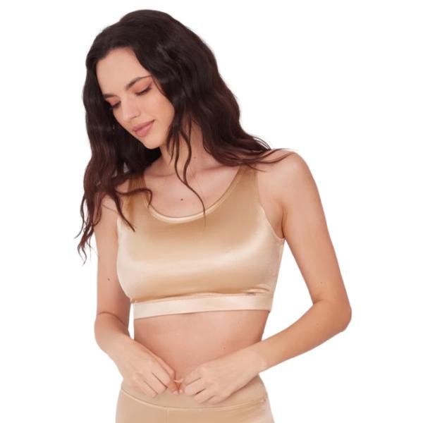 Bustieră pentru femei Ajoure T2047 Gold photo 1