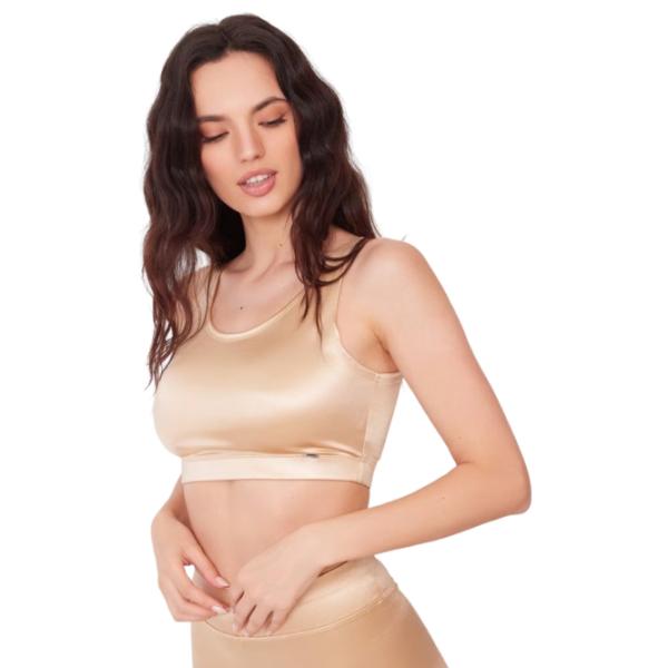 Bustieră pentru femei Ajoure T2047 Gold photo 2