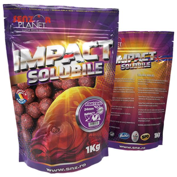 Boilies Senzor Planet IMPACT Solubile Squid/ 1 kg/ 24 mm photo 2