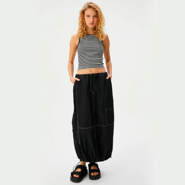 Maiou pentru femei Koton 4SAL30024IK L/ Black photo 5 Maiou pentru femei Koton 4SAL30024IK L/ Black photo 5