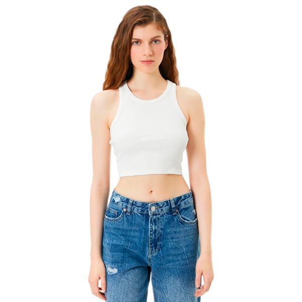 Maiou pentru femei Koton 4SAL30025IK L/ White photo 1