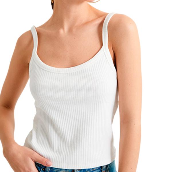 Maiou pentru femei Koton 4SAL30094IK S/ White photo 3 Maiou pentru femei Koton 4SAL30094IK S/ White photo 3