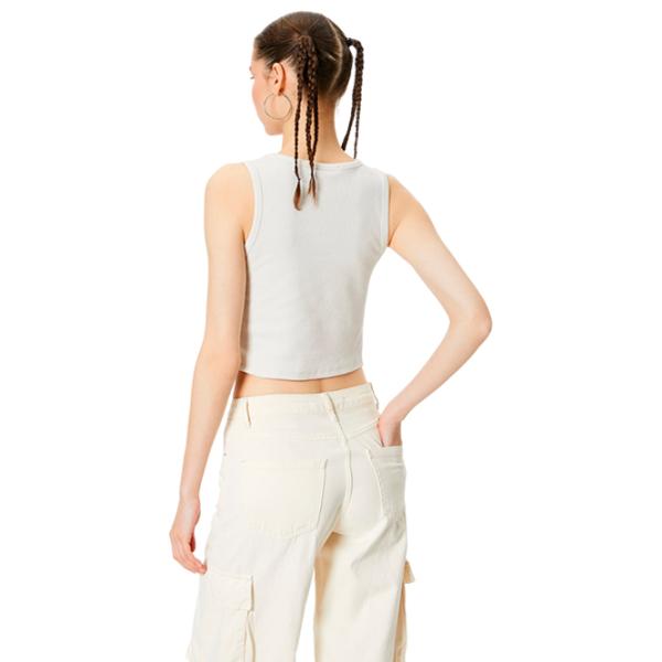 Майка для женщин Koton 4SAL30013IK L/ Бежевый photo 2 Майка для женщин Koton 4SAL30013IK L/ Бежевый photo 2