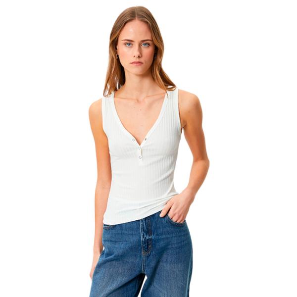 Майка для женщин Koton 4SAK10084EK XL/ Белый photo 1 Майка для женщин Koton 4SAK10084EK XL/ Белый photo 1