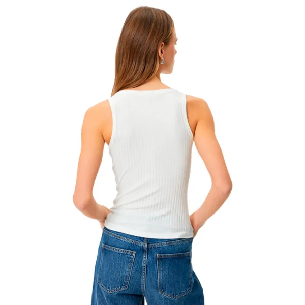 Майка для женщин Koton 4SAK10084EK XL/ Белый photo 2 Майка для женщин Koton 4SAK10084EK XL/ Белый photo 2