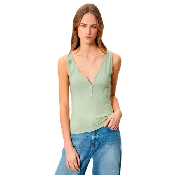 Maiou pentru femei Koton 4SAK10084EK XL/ Green photo 1 Maiou pentru femei Koton 4SAK10084EK XL/ Green photo 1