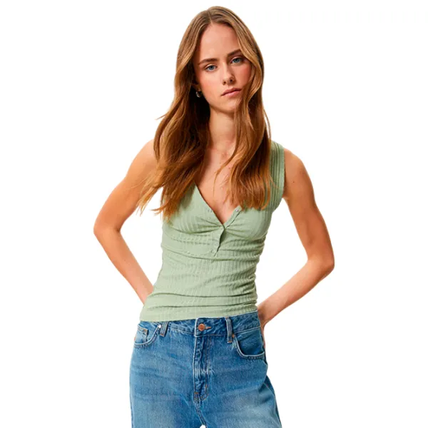 Maiou pentru femei Koton 4SAK10084EK XL/ Green photo 3 Maiou pentru femei Koton 4SAK10084EK XL/ Green photo 3