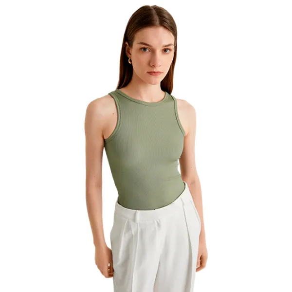 Майка для женщин Koton 4SAK10004EK M/ Зелёный photo 3