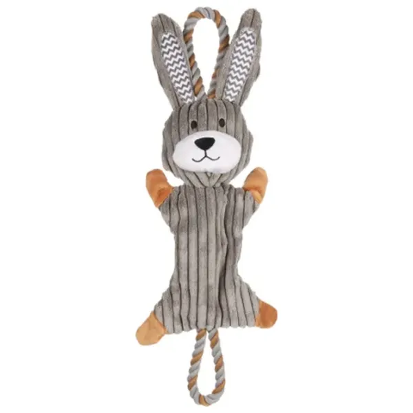 Jucărie pentru câine Flamingo Rabbit + Rope  photo 1 Jucărie pentru câine Flamingo Rabbit + Rope  photo 1
