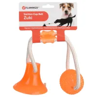Канат с мячом для собаки Flamingo Zuki Ball 