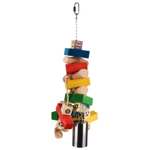 Jucărie pentru păsări Flamingo Rainbow Bell Multi  photo 1
