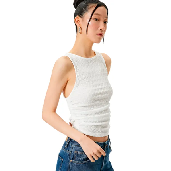 Майка для женщин Koton 4SAL30002IK XS/ Белый photo 3 Майка для женщин Koton 4SAL30002IK XS/ Белый photo 3