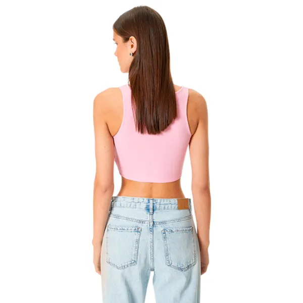 Maiou pentru femei Koton 4SAL30073IK S/ Pink photo 2 Maiou pentru femei Koton 4SAL30073IK S/ Pink photo 2