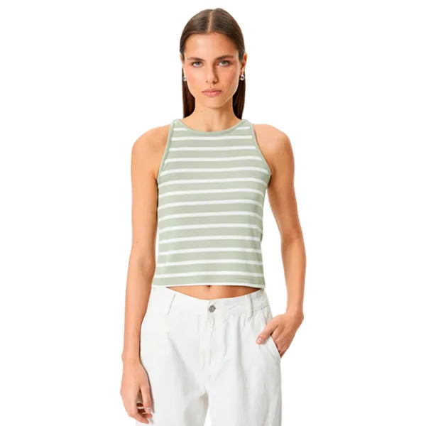 Майка для женщин Koton 4SAL30064IK M/ Хаки photo 1 Майка для женщин Koton 4SAL30064IK M/ Хаки photo 1