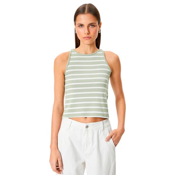 Майка для женщин Koton 4SAL30064IK M/ Хаки photo 1 Майка для женщин Koton 4SAL30064IK M/ Хаки photo 1