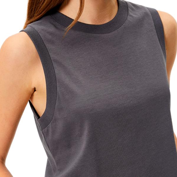 Майка для женщин Koton 4SAL30005IK S/ Серый photo 3 Майка для женщин Koton 4SAL30005IK S/ Серый photo 3