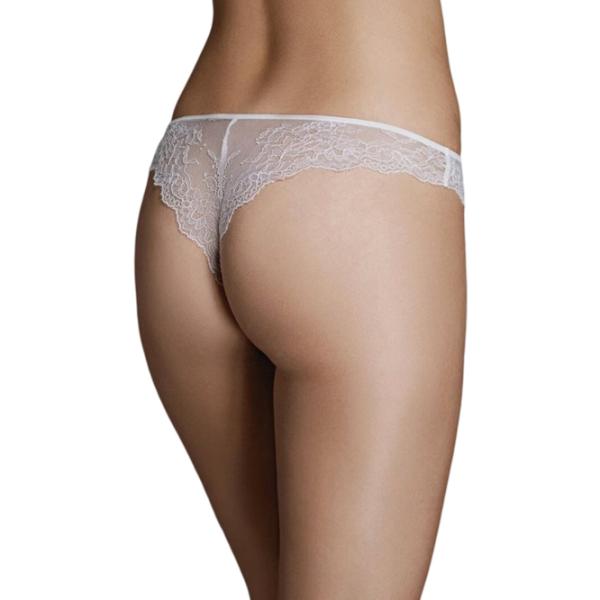 Chiloți pentru femei Milavitsa 260470 102/ White/ Tanga photo 2