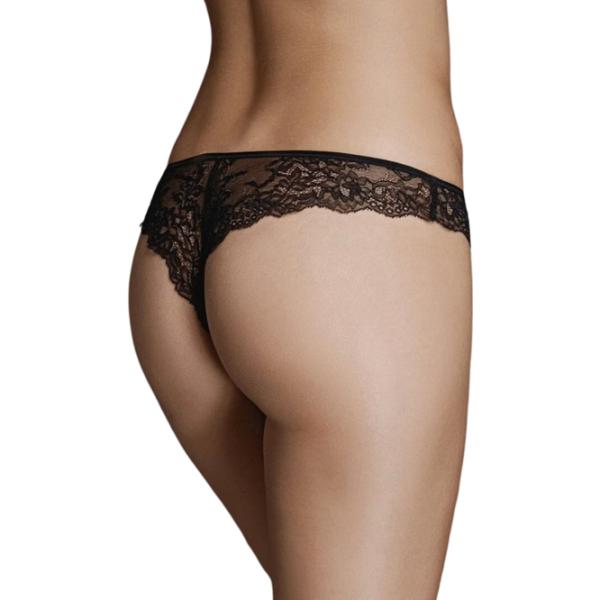 Chiloți pentru femei Milavitsa 260470 102/ Black/ Tanga photo 2