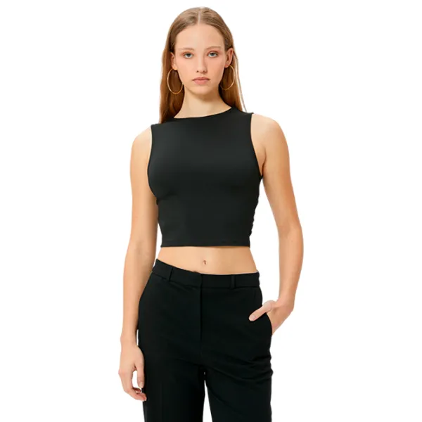 Maiou pentru femei Koton 4SAL30097IK S/ Black photo 1